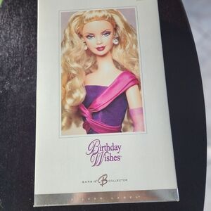NIB Silver Label Birthday Barbie 2004 For Collectors.